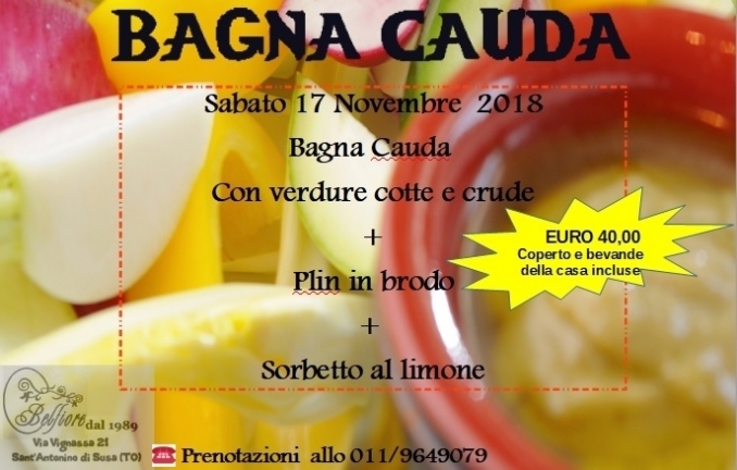 17.11.2018 - Torna la Bagna Cauda - Antica Locanda Belfiore